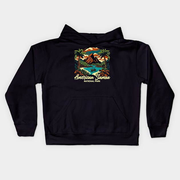 American Samoa National Park (American Samoa) Kids Hoodie by T-shirt US